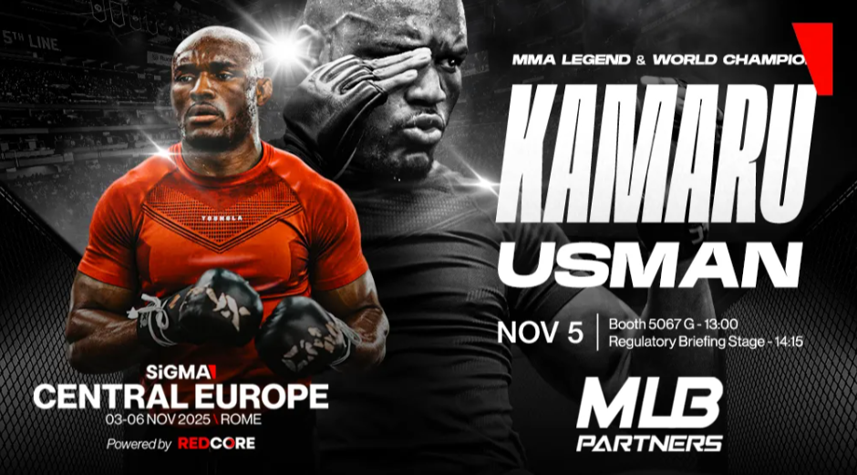 MMA legend and world champion Kamaru Usman joins MelBet at SiGMA Central Europe 2025 in Rome